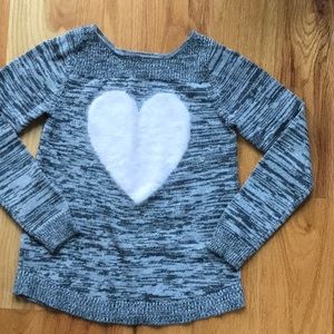 Girls Heart Sweater